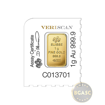 MULTIGRAM+12 1 gram Gold Bars Pamp Suisse Fortuna with VERISCAN .9999 Fine 24kt - Image
