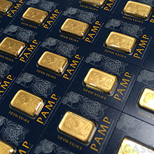 MULTIGRAM+25 x 1 gram Gold Bars Pamp Suisse Fortuna with VERISCAN .9999 Fine 24kt in Assay (25-Pack in PAMP Box)