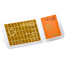 50 gram Gold Bar Valcambi CombiBar™ .9999 Fine 24kt (in Assay)