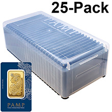 50 gram Gold Bar Pamp Suisse Fortuna with VERISCAN .9999 Fine 24kt in Assay (25-Pack in PAMP Box)