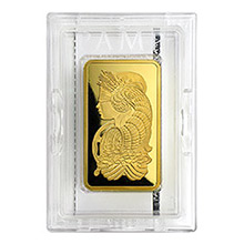 5 oz Gold Bar Pamp Suisse Fortuna w/ VERISCAN .9999 Fine 24kt (in Case w/ Assay)