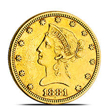 $10 Liberty Eagle Gold Coin Jewelry Grade (Random Year)