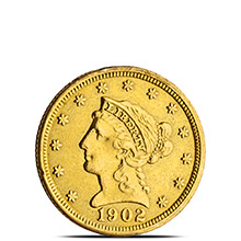 $2.50 Liberty Quarter Eagle Gold Coin Jewelry Grade (Random Year)