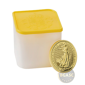 2022 1 oz Gold Britannia Bullion Coin Brilliant Uncirculated .9999 Fine 24kt - Image