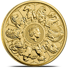 2021 1 oz Gold British Queen's Beasts Bullion Coin - Series Completer