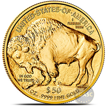 2022 1 oz American Gold Buffalo Brilliant Uncirculated .9999 Fine 24kt - Image