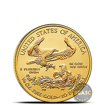 2020 1/4 oz Gold American Eagle $10 Coin Bullion BU - Image