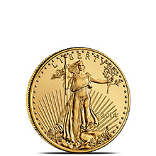 2014 1/10 oz Gold American Eagle $5 Coin Brilliant Uncirculated Bullion