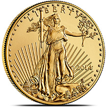 2014 1 oz Gold American Eagle $50 Coin Brilliant Uncirculated Bullion