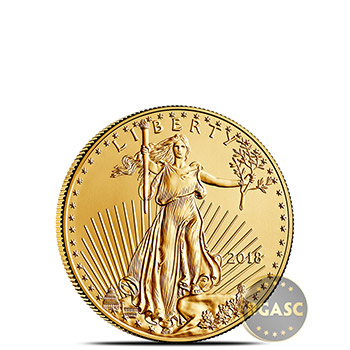 2018 1/10 oz Gold American Eagle $5 Coin Bullion Brilliant Uncirculated