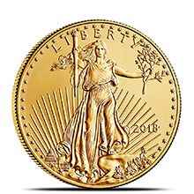 2018 1/2 oz Gold American Eagle $25 Coin Bullion Brilliant Uncirculated