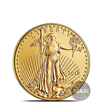 2018 1/4 oz Gold American Eagle $10 Coin Bullion Brilliant Uncirculated