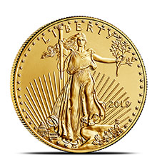 2019 1/2 oz Gold American Eagle $25 Coin Bullion Brilliant Uncirculated