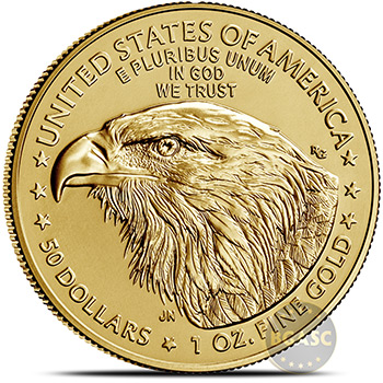 2021 1 oz Gold American Eagle $50 Coin Bullion BU - Image