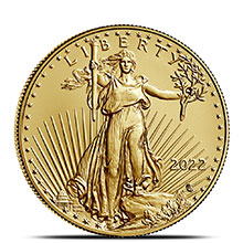 2022 1/2 oz Gold American Eagle $25 Coin Bullion Brilliant Uncirculated
