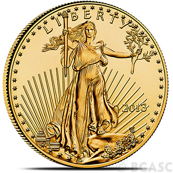 1 oz Gold American Eagle $50 Coin Brilliant Uncirculated Bullion (Random Year)