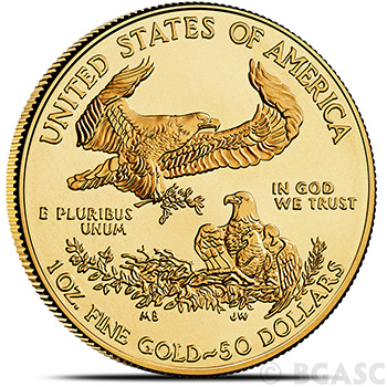 1 oz American Gold Eagles - Dates Our Choice $50 Coin Brilliant Uncirculated Gem