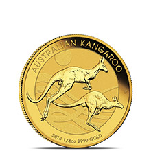 2018 Australia 1/4 oz Gold Kangaroo Bullion Coin .9999 Fine Brilliant Uncirculated
