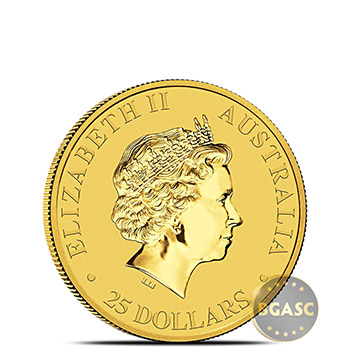 2018 Australia 1/4 oz Gold Kangaroo Bullion Coin .9999 Fine Brilliant Uncirculated - Image