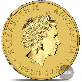 2018 Australia 1 oz Gold Kangaroo .9999 Fine Brilliant Uncirculated Bullion Coin - Image