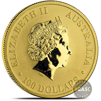 Australia 1 oz Gold Kangaroo or Nugget .9999 Fine Brilliant Uncirculated Coin Random Year - Image