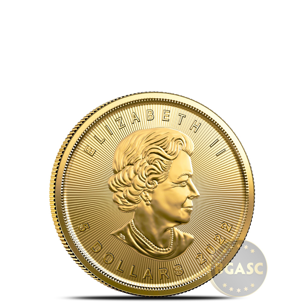 1/10 oz Canadian Gold Maple Leaf $5 Coin .9999 Fine BU Sealed random year 