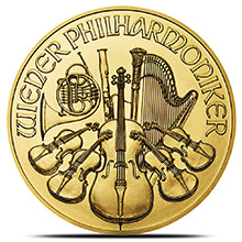2015 1 oz Austrian Gold Philharmonic Coin Brilliant Uncirculated .9999 Fine 24kt