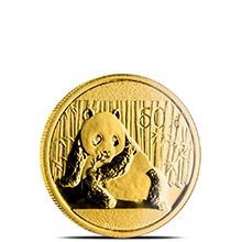 1/10 oz 2015 Chinese Gold Panda Coin 50 Yuan Brilliant Uncirculated