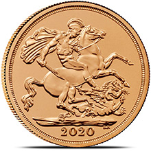 2020 Great Britain Gold Sovereign Coin BU