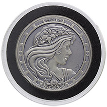 Steve Adams Hobo Nickel Carved On Graded Deep Mirror Prooflike 1878 Morgan Silver Dollar - Cameo of Pretty Woman