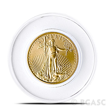 Air-Tite A16 Direct Fit Coin Capsule for 1/10th oz Gold Eagle - Image