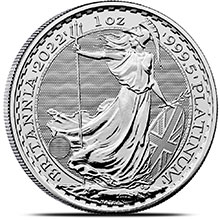 1 oz Platinum Britannia Coin .9995 Fine Brilliant Uncirculated