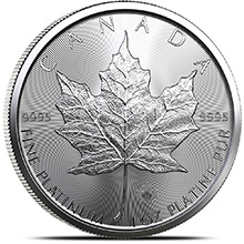2022 1 oz Platinum Canadian Maple Leaf BU Bullion Coin .9995 Fine