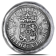 1 oz Silver 4 Reales Coin Replica MK BarZ .999 Fine 3D Art Round