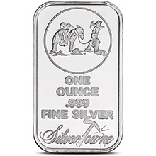 1 oz Silver Bar SilverTowne Trademark Prospector .999 Fine Bullion Ingot