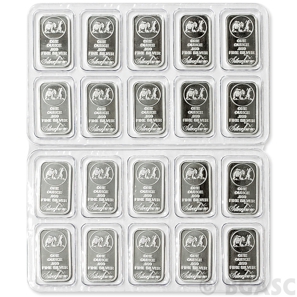 Buy 1 oz Silver Bar SilverTowne Trademark Prospector .999 Fine Bullion ...