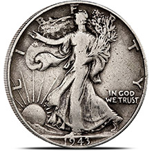 90% Silver Coin Walking Liberty Half Dollars $0.50 Face Value