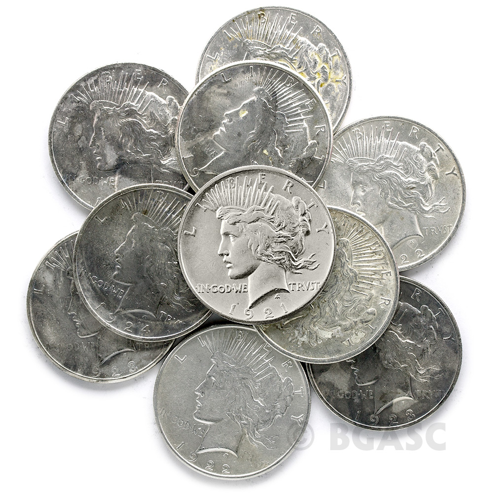 90% SILVER PEACE DOLLAR WHILE SUPPLIES LAST LOT NOT JUNK VG to XF EF ONE 1 U.S 