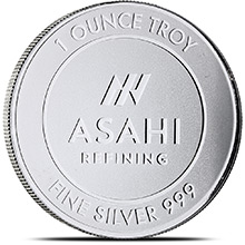 1 oz Silver Rounds Asahi .999 Fine Bullion