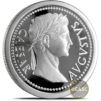 1 oz Silver Rounds Caesar Augustus .999 Fine Silver Bullion