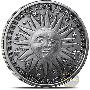 1 oz Silver LIBRA the Scales Zodiac Round .999 Fine in Display Box  - Image