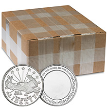 Monster Box of 1 oz SilverTowne Eagle Design Silver Rounds .999 Fine Bullion (500 Rounds)