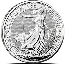 2021 1 oz Silver Britannia .999 Fine Silver Bullion Coin Brilliant Uncirculated