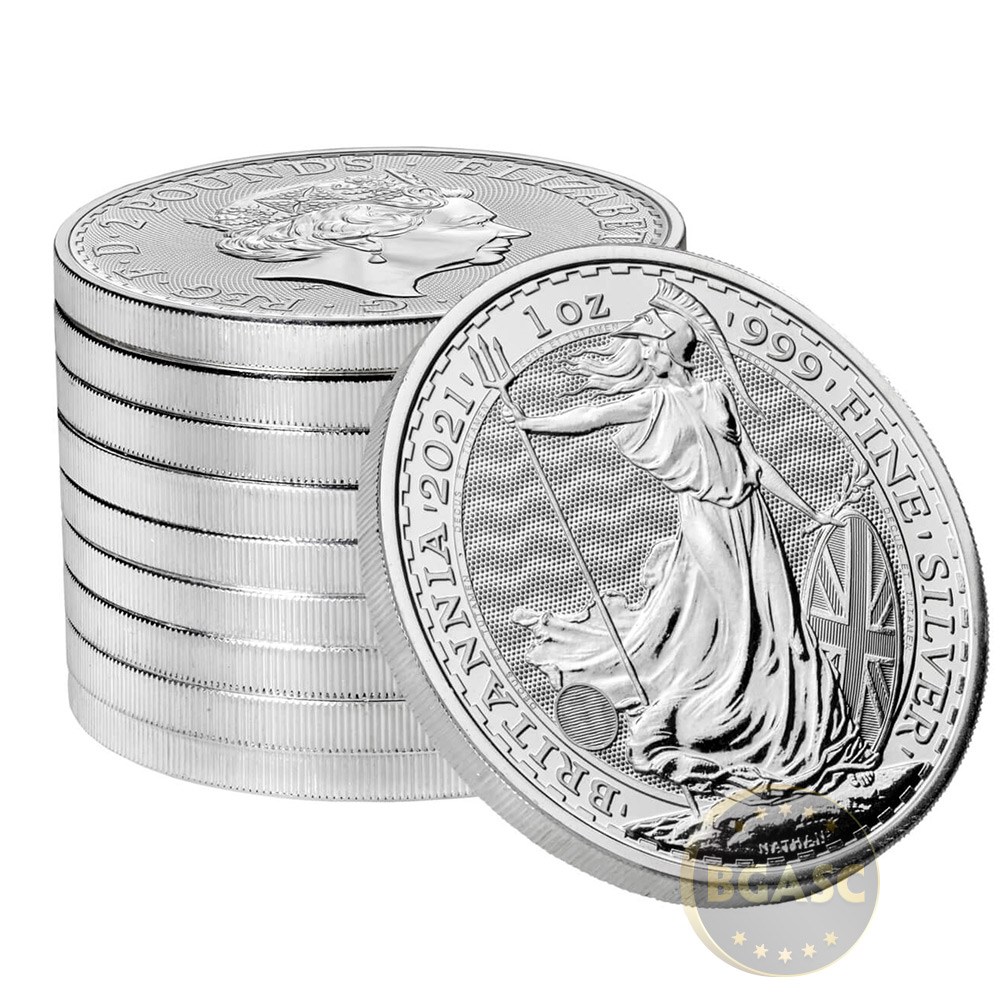 2012 ~ UNITED  KINGDOM ~ 1~OUNCE ~ FINE SILVER ~ BRITANNIA ~ GEM COIN ~ $49.88 