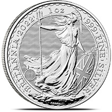 2022 1 oz Silver Britannia .999 Fine Silver Bullion Coin Brilliant Uncirculated
