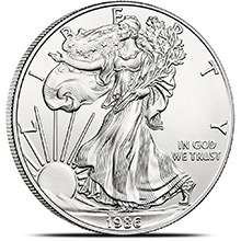 1986 1 oz American Silver Eagle Bullion Coin .999 Fine Brilliant Uncirculated