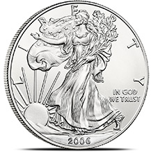 2006 1 oz American Silver Eagle Bullion Coin .999 Fine Brilliant Uncirculated