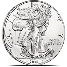 2010 1 oz American Silver Eagle Bullion Coin .999 Fine Brilliant Uncirculated