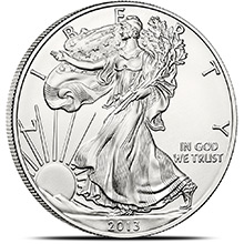 2013 1 oz American Silver Eagle Bullion Coin .999 Fine Brilliant Uncirculated