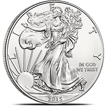 2015 1 oz American Silver Eagle Bullion Coin .999 Fine Brilliant Uncirculated